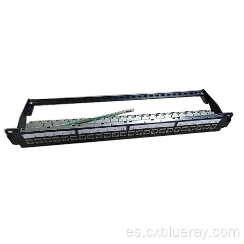 Panel de parche Keystone 24 Port Cat6